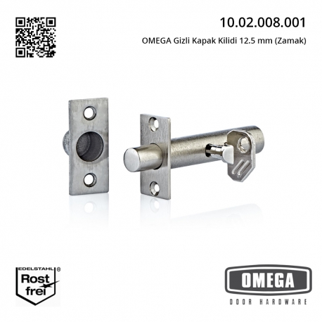 OMEGA Gizli Kapak Kilidi 12.5 mm (Zamak)