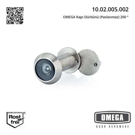 OMEGA Kapı Dürbünü (Paslanmaz) 200 °