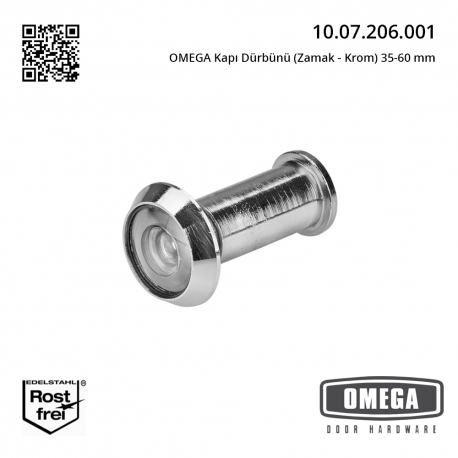 OMEGA Kapı Dürbünü (Zamak - Krom) 35-60 mm