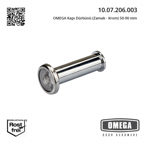 OMEGA Kapı Dürbünü (Zamak - Krom) 50-90 mm