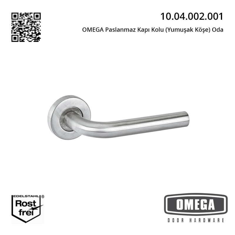 OMEGA Paslanmaz Kapı Kolu (Yumuşak Köşe) Oda