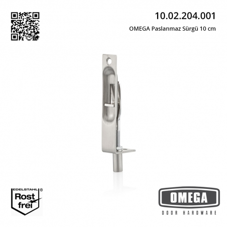 OMEGA Paslanmaz Sürgü 10 cm