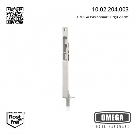 OMEGA Paslanmaz Sürgü 20 cm