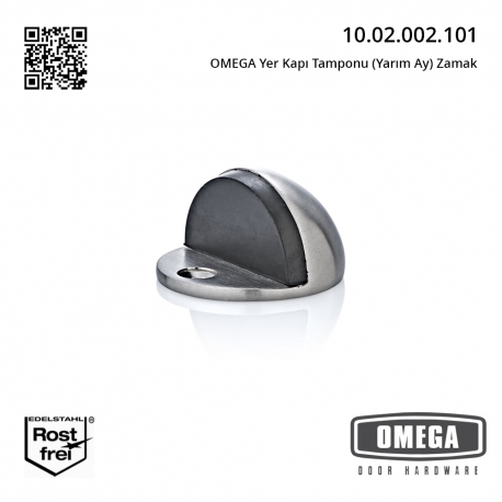 OMEGA Yer Kapı Tamponu (Yarım Ay) Zamak
