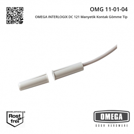OMEGA INTERLOGIX DC 121 Manyetik Kontak Gömme Tip