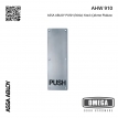 ASSA ABLOY PUSH (İtiniz) Yazılı Çekme Plakası
