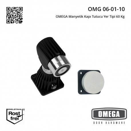 OMEGA Manyetik Kapı Tutucu Yer Tipi 60 Kg