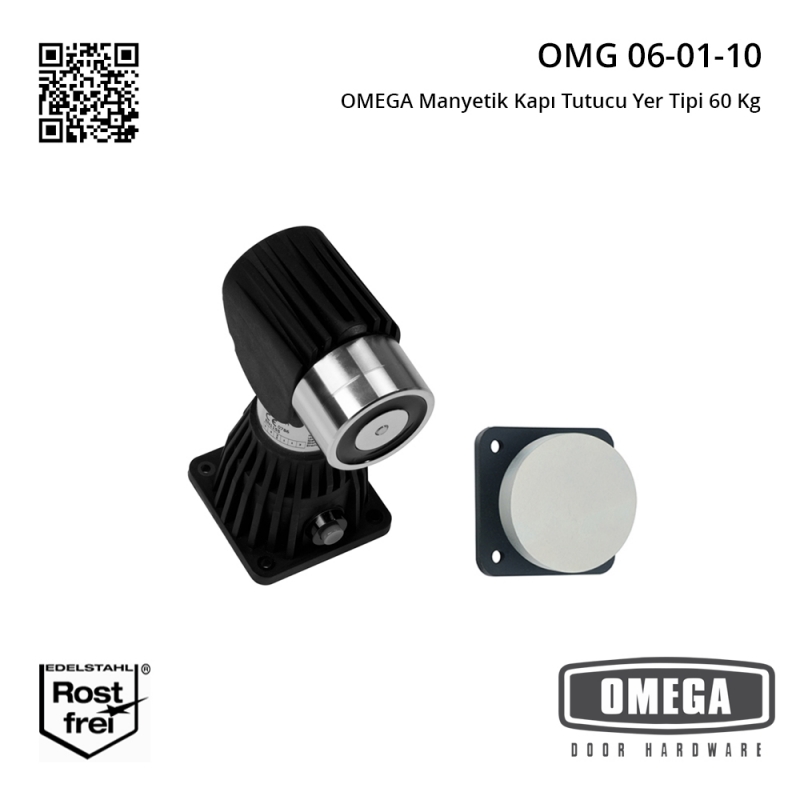OMEGA Manyetik Kapı Tutucu Yer Tipi 60 Kg