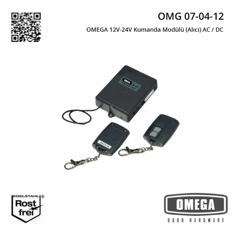 OMEGA 12V-24V Kumanda Modülü (Alıcı) AC / DC