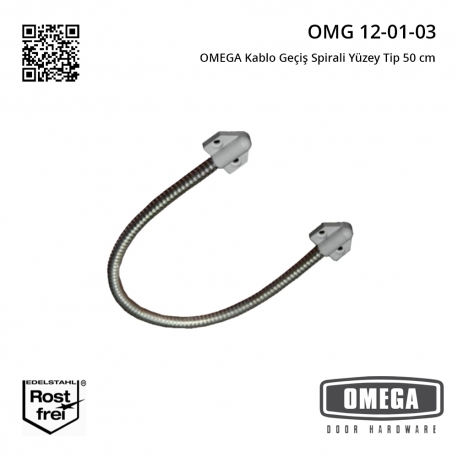 OMEGA Kablo Geçiş Spirali Yüzey Tip 50 cm