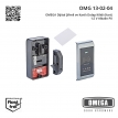 OMEGA Dijital Şifreli ve Kartlı Dolap Kilidi (Kart) 1,5 V Alkalin Pil