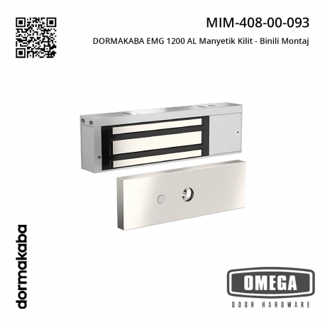 DORMAKABA EMG 1200 AL Manyetik Kilit - Binili Montaj