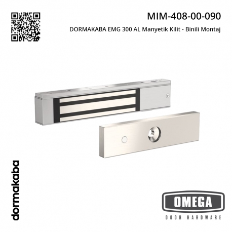 DORMAKABA EMG 300 AL Manyetik Kilit - Binili Montaj