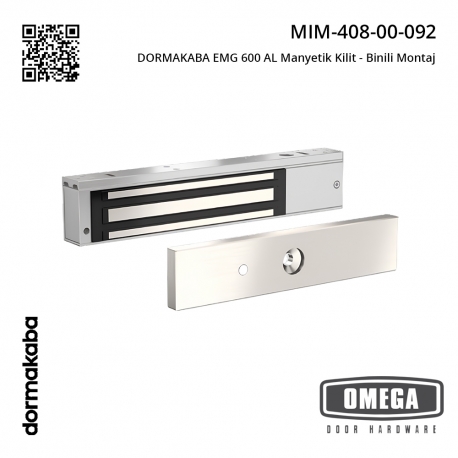 DORMAKABA EMG 600 AL Manyetik Kilit - Binili Montaj