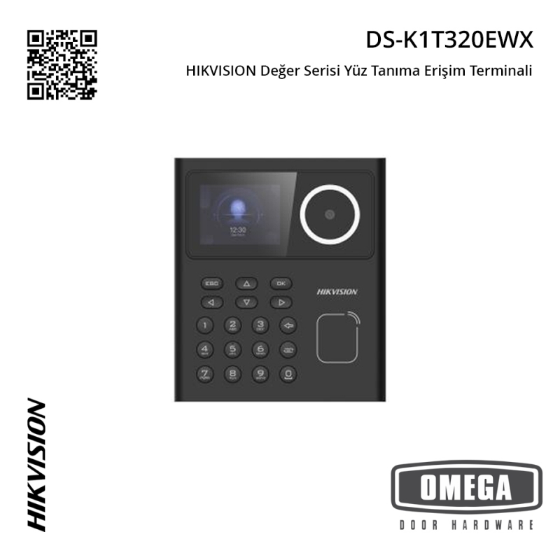 HIKVISION DS-K1T320EWX Değer Serisi Yüz Tanıma Erişim Terminali