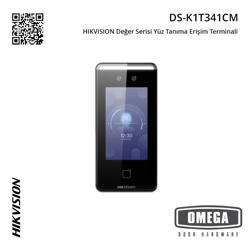 HIKVISION DS-K1T341CM Değer Serisi Yüz Tanıma Erişim Terminali