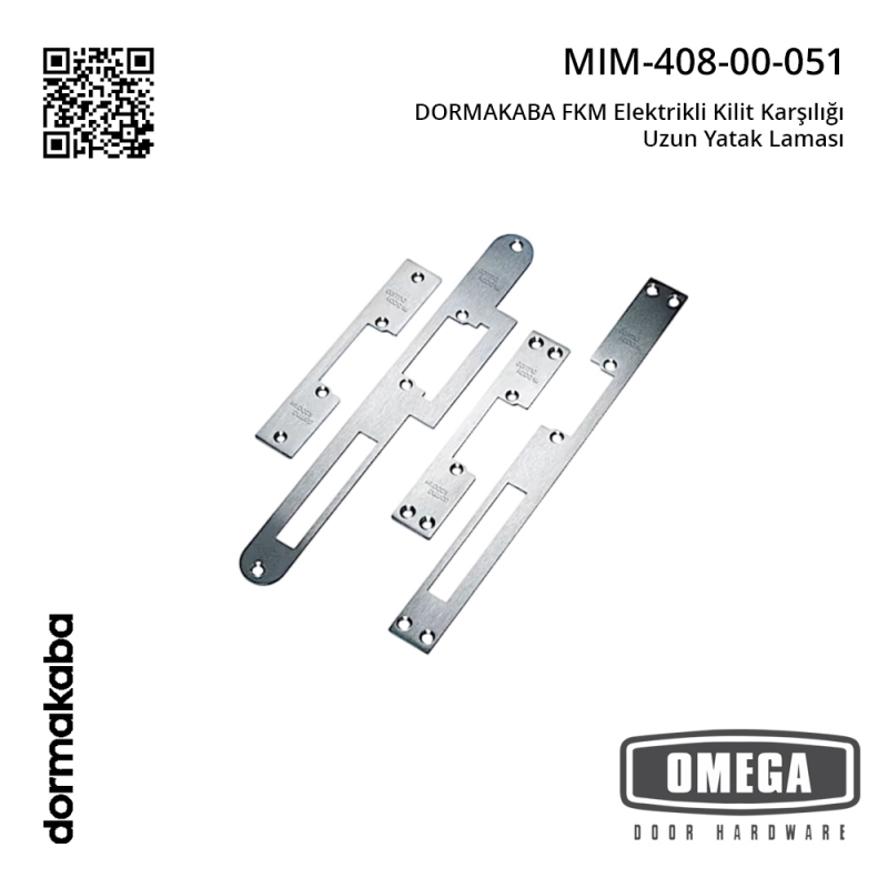 DORMAKABA FLM Elektrikli Kilit Karşılığı Uzun Yatak Laması