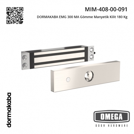 DORMAKABA EMG 300 MA Gömme Manyetik Kilit 180 Kg