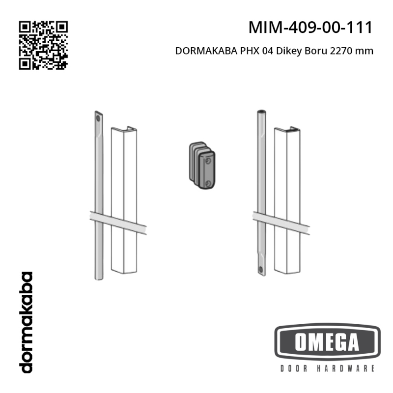 DORMAKABA PHX 04 Dikey Boru 2270 mm
