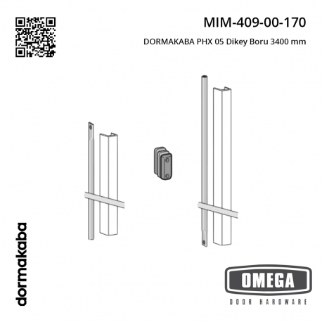 DORMAKABA PHX 05 Dikey Boru 3400 mm