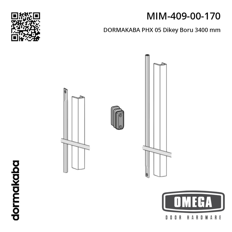 DORMAKABA PHX 05 Dikey Boru 3400 mm