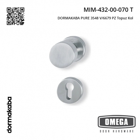 DORMAKABA PURE 3548 V/6679 PZ Topuz Kol