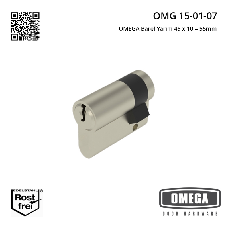 OMEGA Barel Yarım  45 x 10 = 55mm