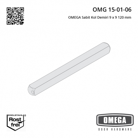 OMEGA Sabit Kol Demiri 9 x 9  120 mm