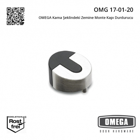 OMEGA Kama Şeklindeki Zemine Monte Kapı Durdurucu