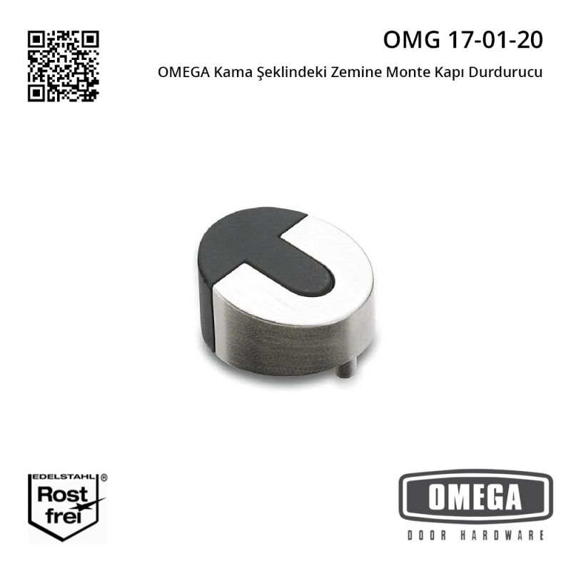 OMEGA Kama Şeklindeki Zemine Monte Kapı Durdurucu