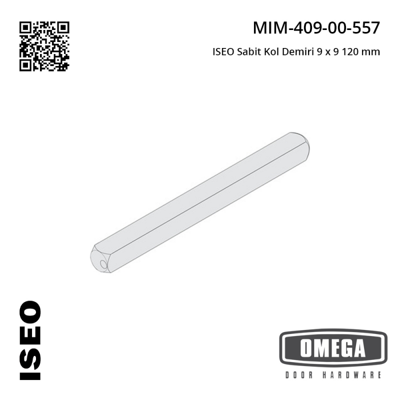 ISEO Sabit Kol Demiri 9 x 9 120 mm