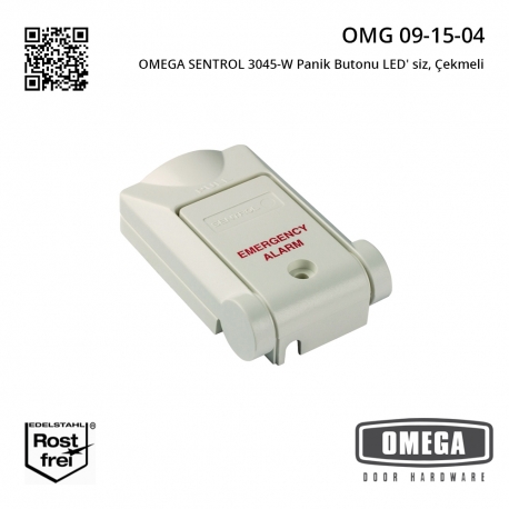 OMEGA SENTROL 3045-W Panik Butonu LED'siz Çekmeli
