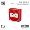 OMEGA Yangın İhbar Butonu Resetlenebilir Tip & Dahili Buzzer & Kapaklı Acil Çıkış