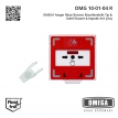 OMEGA Yangın İhbar Butonu Resetlenebilir Tip & Dahili Buzzer & Kapaklı Acil Çıkış